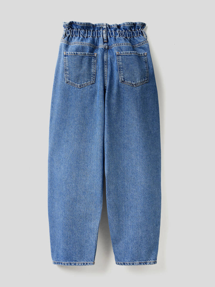 Jeans paper bag Femme image number 5